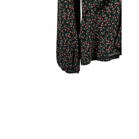 Womens long sleeve blouse XL Black Brand MI Lieux Excellent Condition (i2/36) - Picture 2 of 4